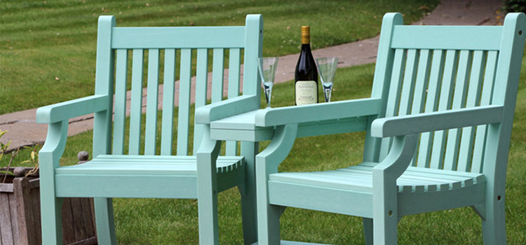 Choose a garden bistro set for two