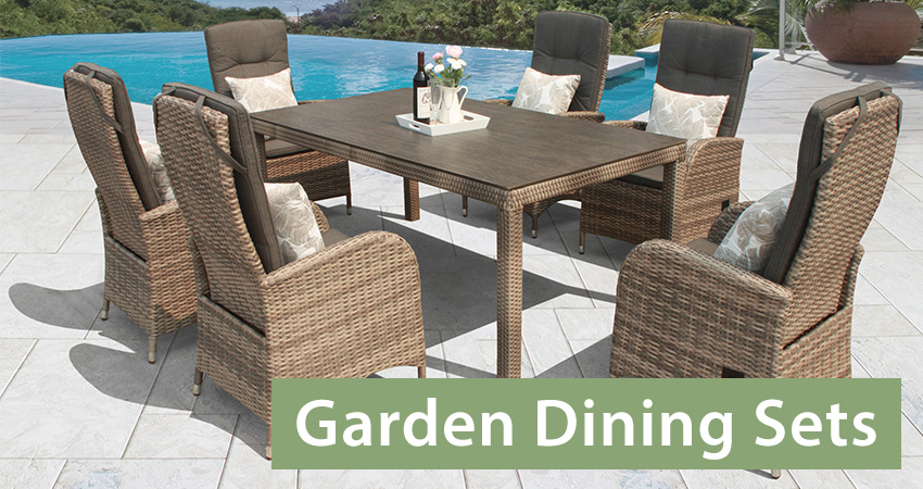 Garden Dining Sets - Rattan & Wood-effect Patio Sets