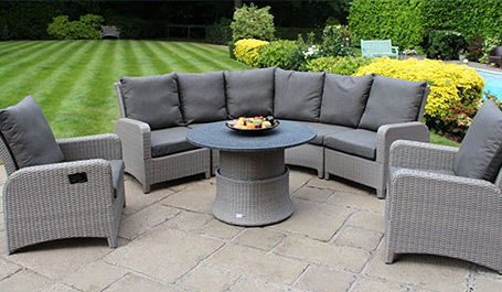 Reclining Rattan Garden Furniture Babyplants